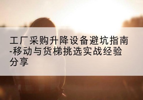 罗平移动式升降机怎么选-工厂采购升降设备避坑指南-移动与货梯挑选实战经验分享